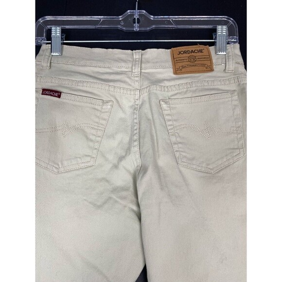 Jordache LO-RISE STRETCH Women's Jeans size 16 regular color Beige. - Picture 9 of 11